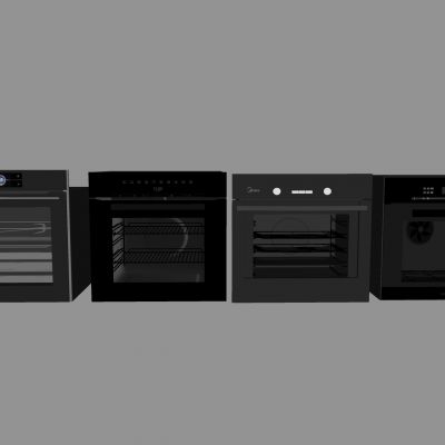 现代嵌入式烤箱 蒸箱 厨房电器 蒸烤一体