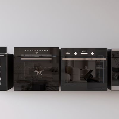 现代嵌入式烤箱 蒸箱 厨房电器 蒸烤一体