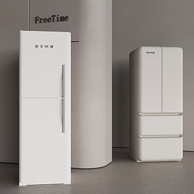  法式复古冰箱 法式冰箱 复古单开门冰箱