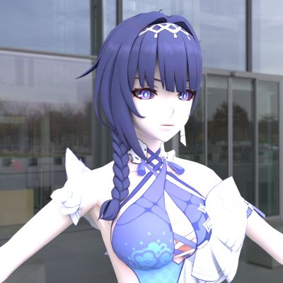 芽衣始源律者泳装卡通动漫女人女孩人物角色