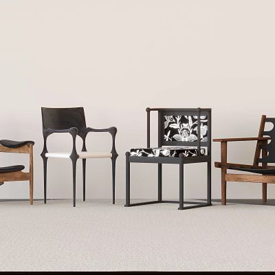 现代休闲椅 中式休闲椅 布艺休闲椅