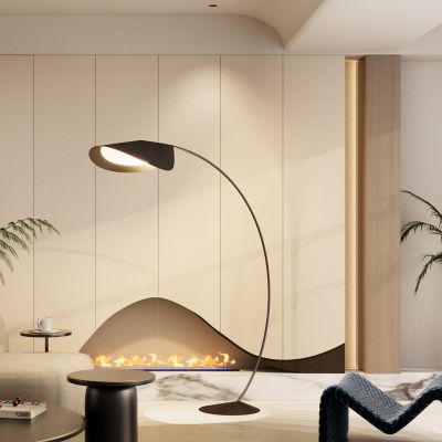 意式 奶油风 弧形顶 切角柜 别墅客厅 沙发玄关一体柜