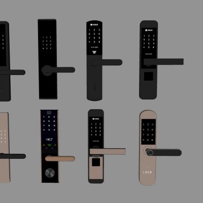 电子锁 门把手 密码锁 指纹锁 