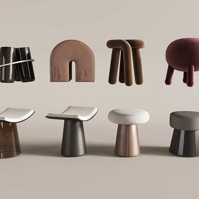 现代沙发凳 换鞋凳 布艺凳 艺术凳