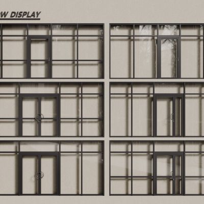 现代铝合金窗户