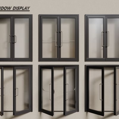 现代铝合金窗户