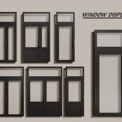 现代铝合金窗户