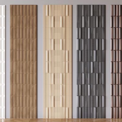 工装造型护墙板 创意实木立体墙板 欧式肌理板墙饰板