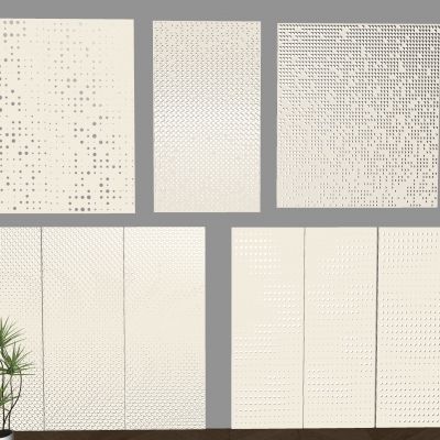 艺术冲孔板铝塑板 穿孔透光板背景墙 发光冲孔铝板护墙板