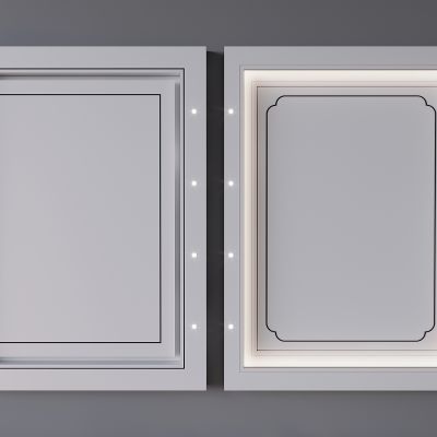 新中式天花吊顶 现代方形吊顶