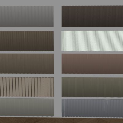 现代护墙板长城板 轻奢波浪板墙饰板