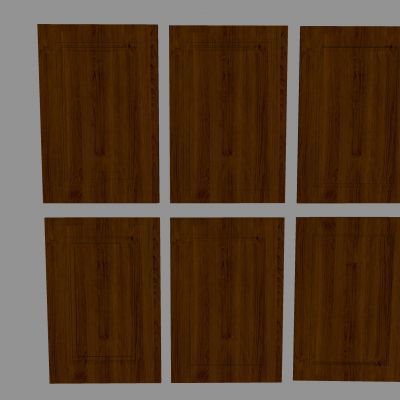 中式实木衣柜门板 