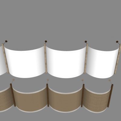  悬浮垂挂帷幔吊顶 中式装饰纱幔帷幔