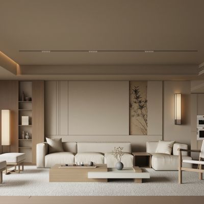 新中式宋式风客厅