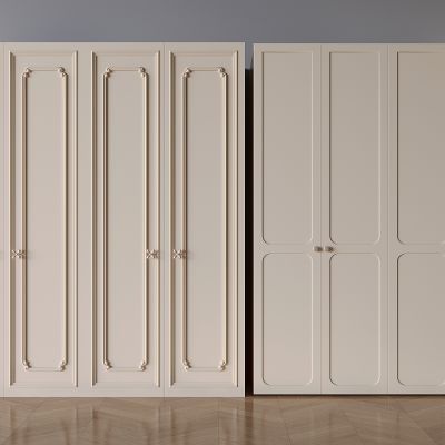 法式衣柜门门板 实木奶油衣柜门板 