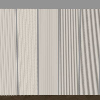 现代护墙板长城板 波浪板墙饰板