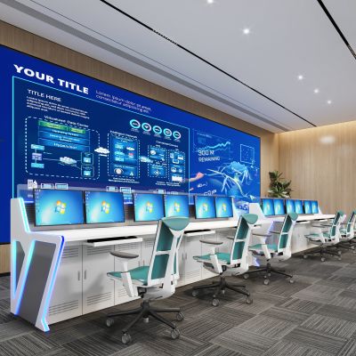 现代监控室指挥中心