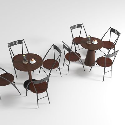 侘寂中古 咖啡桌椅组合