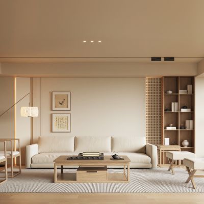 新中式宋式风客厅