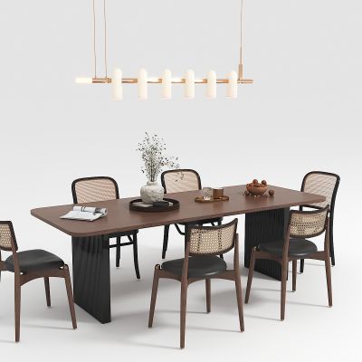 法式中古风餐桌椅组合