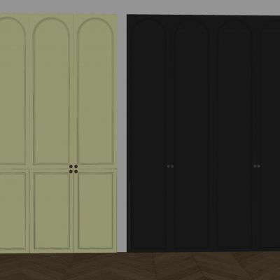 法式衣柜门门板 实木衣柜门板 