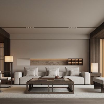 新中式宋式风客厅