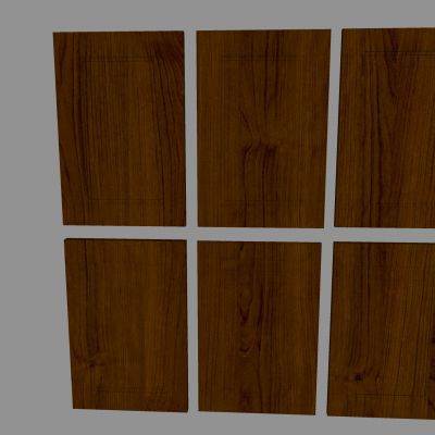 中式实木衣柜门板 