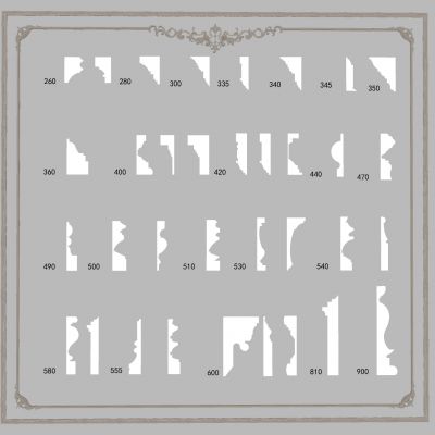 法式雕花石膏线条 简欧线脚踢脚线 天花角线檐口线