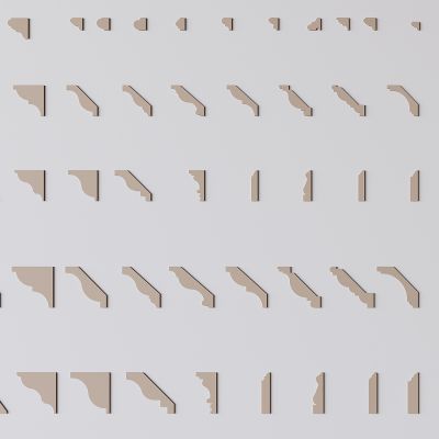 简欧石膏线 线脚 天花角线 檐口线 踢脚线