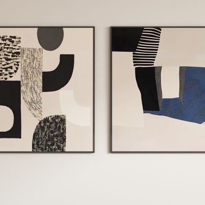 现代抽象装饰画挂画