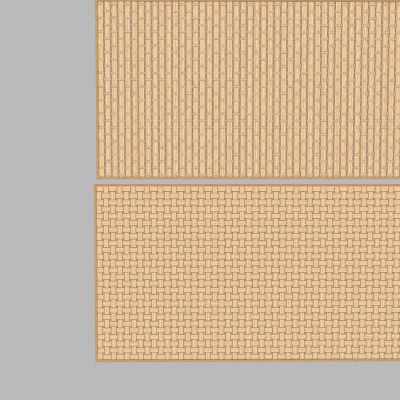 新中式藤编竹编 网格藤编护墙板 编织装饰材料