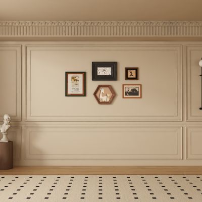 法式客厅背景墙