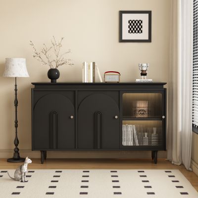 法式中古玄关柜 边柜 餐边柜3D模型