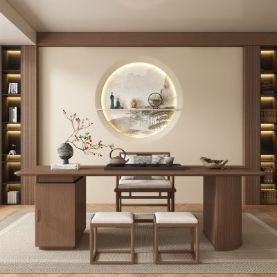 新中式茶室 茶桌