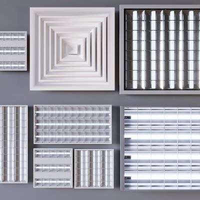 格栅灯长条灯灯管 中央空调出风口 排风口