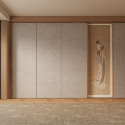 新中式客厅背景墙