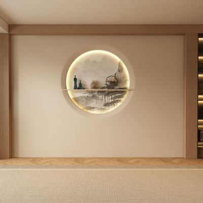 新中式客厅背景墙