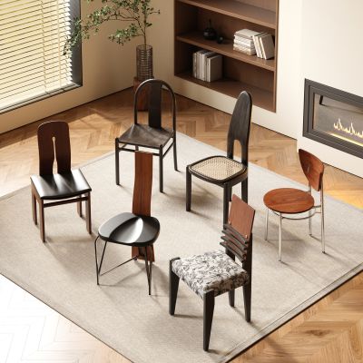 现代中古餐椅 木椅 皮椅 布椅 现代中古风餐椅