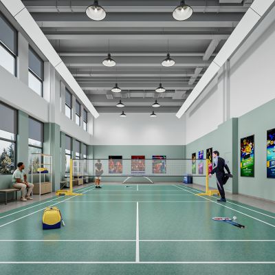 现代羽毛球馆