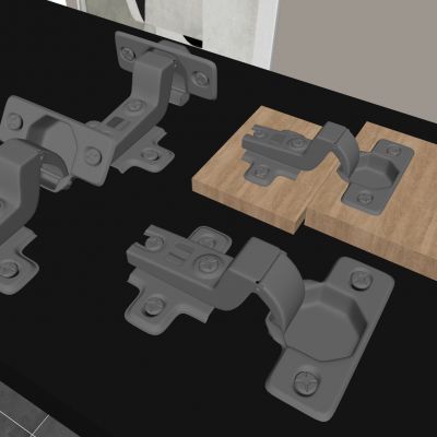 五金件铰链合页 衣柜柜门铰链