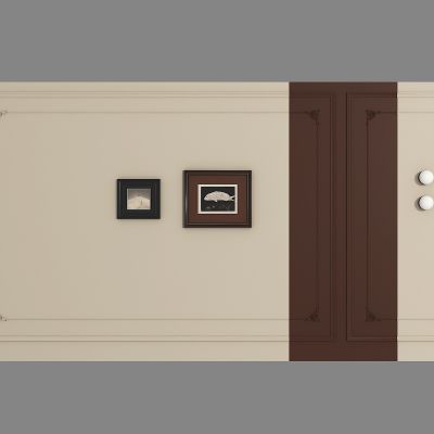 法式中古风沙发背景墙