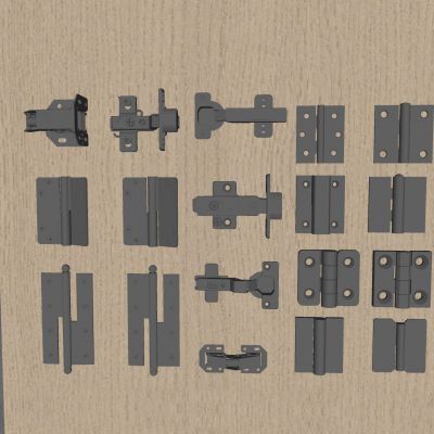 五金构件铰链合页 衣柜柜门铰链