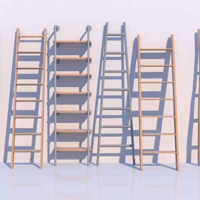 现代梯子 爬梯 