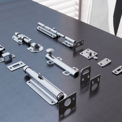 不锈钢插销门插 五金构件锁具
