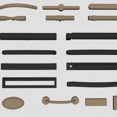 欧式衣柜门拉手把手 门把手金属长拉手