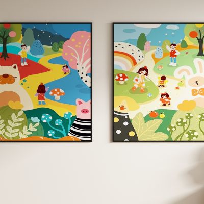 卡通装饰画 挂画