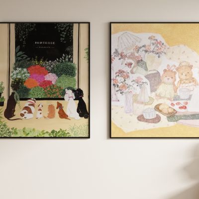 卡通装饰画 挂画