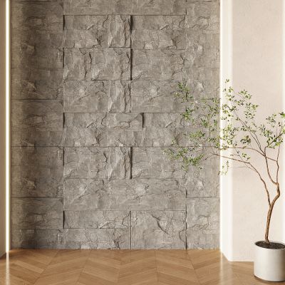 pu石材背景墙 毛石岩石背景墙