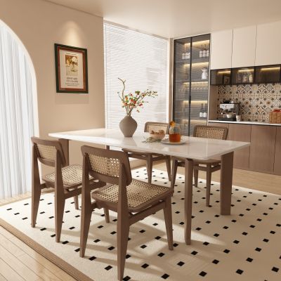 中古风餐厅 餐桌椅