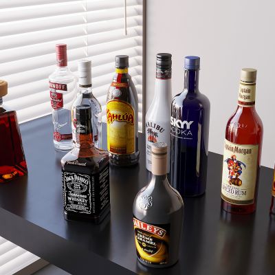 白酒红酒酒水酒瓶